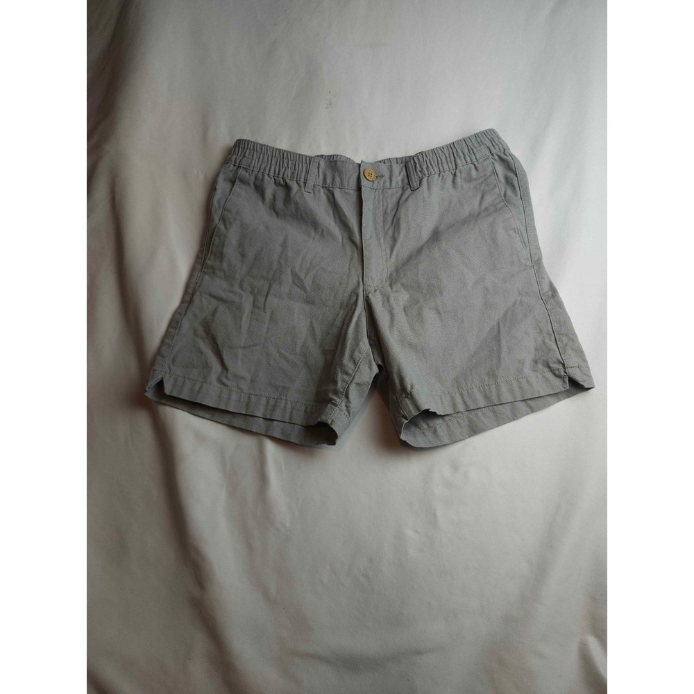 Southern Proper Mens Gray Cotton Elastic Waist Casual Shorts Size Medium
